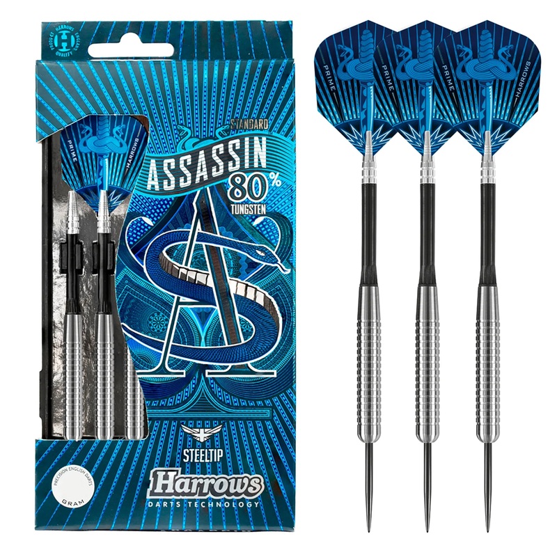 Assassin Ringed 80% Tungsten – Steel Tip Darts