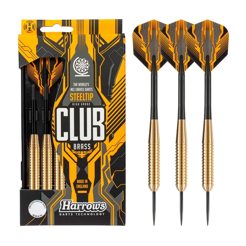 Club Brass Darts (Ringed)|Orange/Black|19G|21G|22G|23G|24G