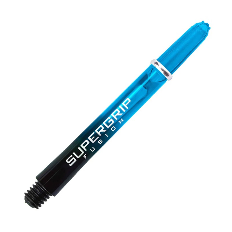 Supergrip Fusion Shafts|Black/Aqua|Short|Medium