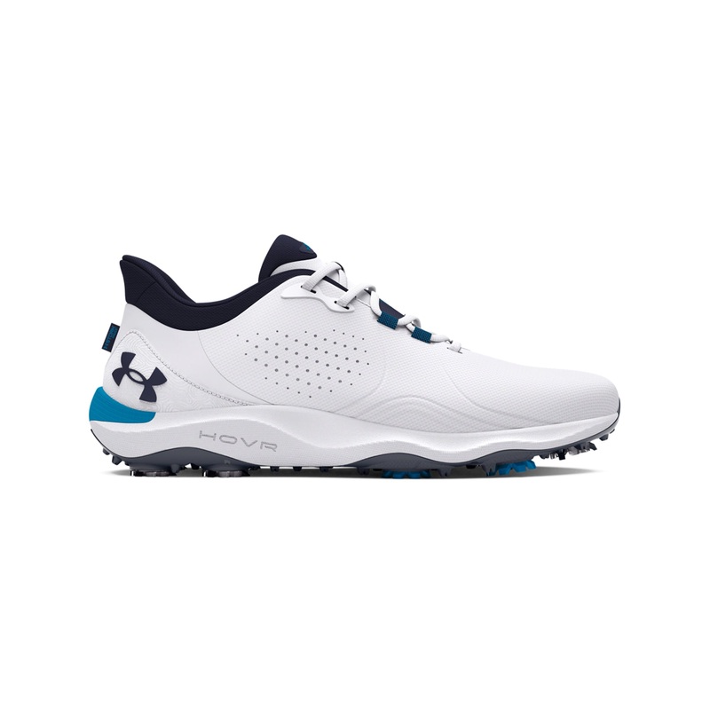 UA Drive Pro Golf Shoes|White/Capri/Midnight Navy|UK7.5|UK8|UK8.5|UK9|UK9.5|UK10|UK10.5|UK11