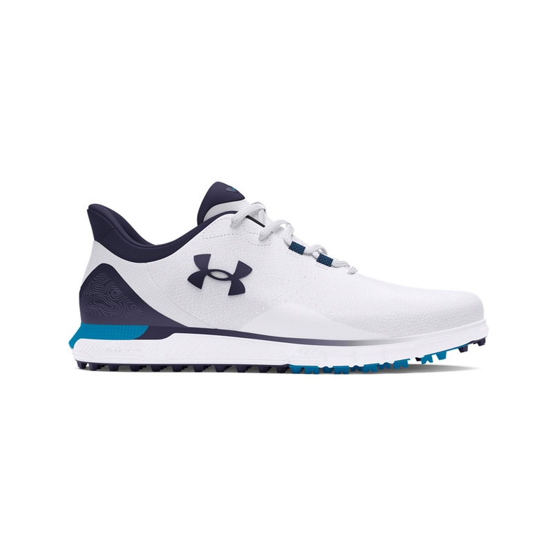 UA Drive Fade SL Golf Shoes|White/Capri/Midnight Navy|UK7.5|UK8|UK8.5|UK9|UK9.5|UK10|UK10.5|UK11|UK12