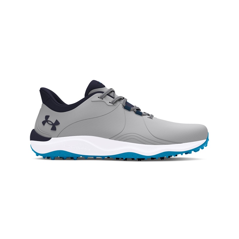 UA Drive Pro SL Golf Shoes|Mod Grey/Capri/Midnight Navy|UK8|UK8.5|UK9|UK9.5|UK10|UK10.5|UK11
