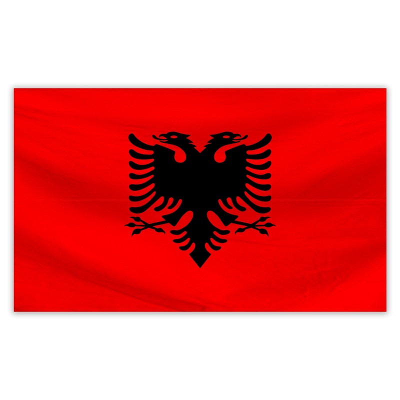 Albania 5ft Flag|Red|One Size
