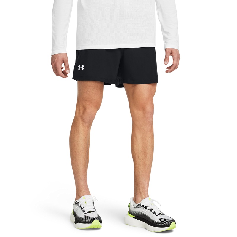 UA Launch 5Inch Short|Black/Black/Reflective|Small|Medium|Large|X-Large