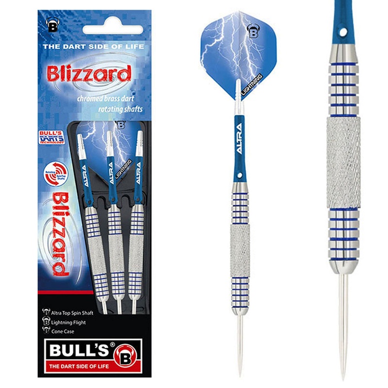 Blizzard Chrome Brass Darts|Blue|21G|23G
