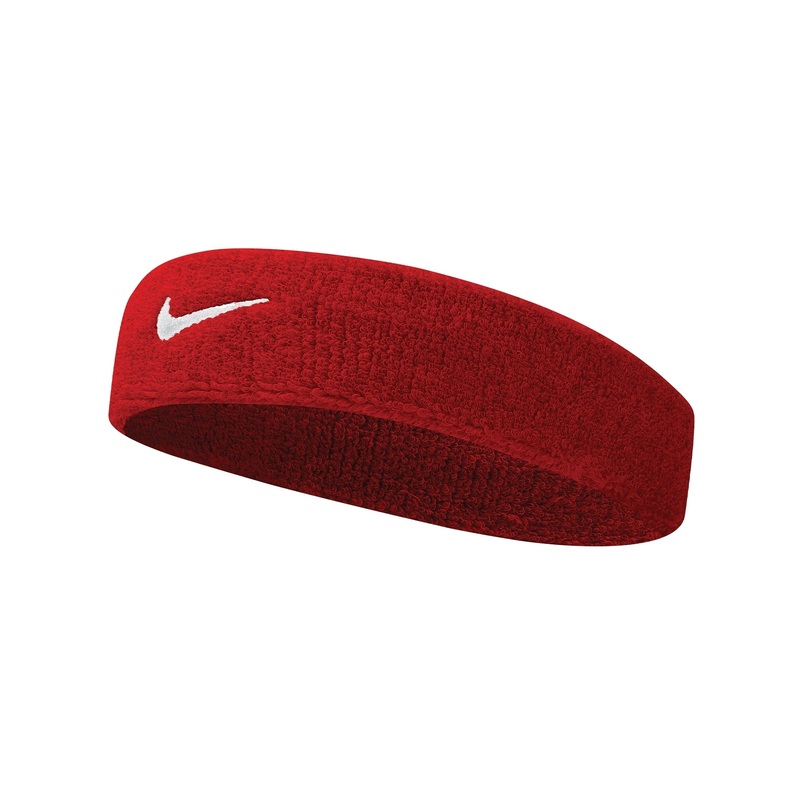 Swoosh Headband|Scarlet/White|One Size