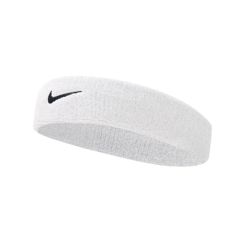 Swoosh Headband|White/Black|One Size