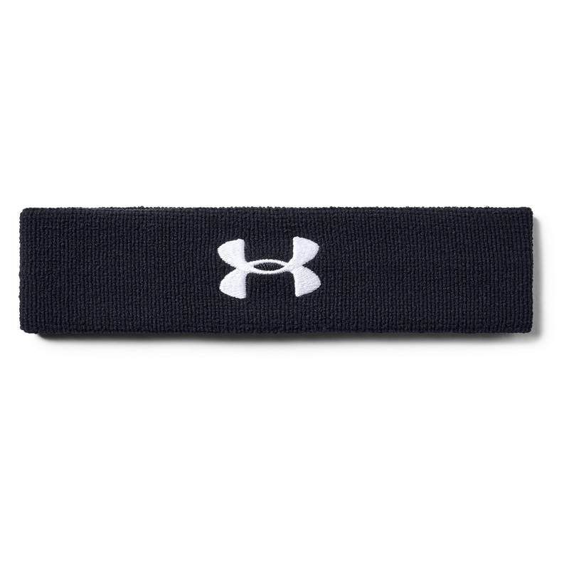 UA Performance Headband|Black/White|One Size