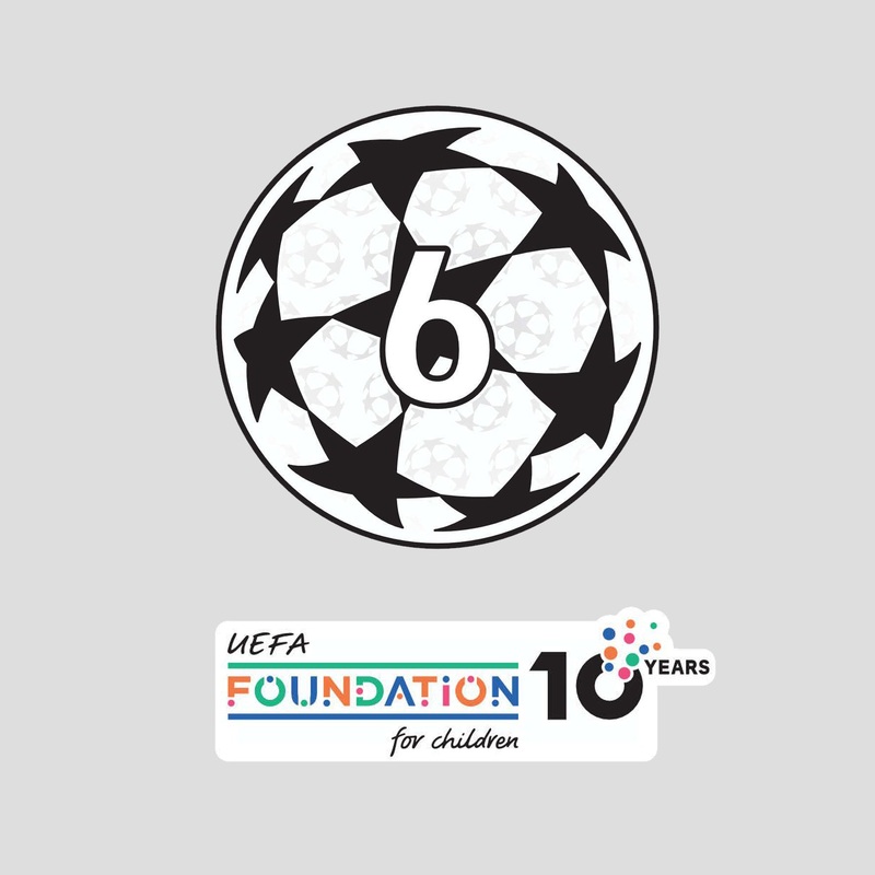 Liverpool/B.Munich – UCL 6 Times Winners Badge Set – Junior