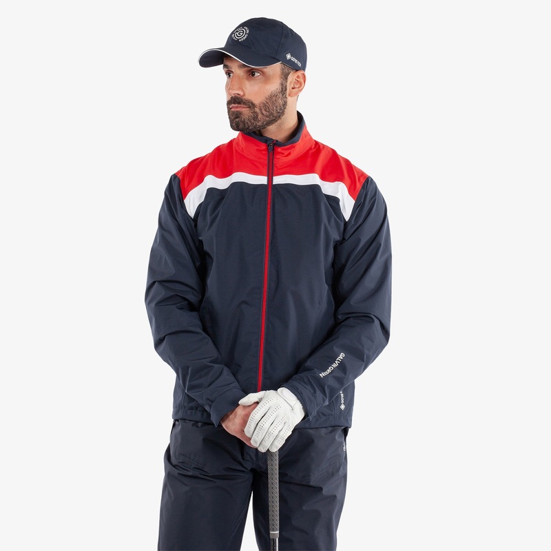 Anton Golf Jacket|Navy/Red|Medium|Large|X-Large|2X-Large