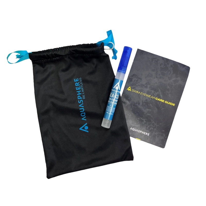 Aquasphere Goggle Care Kit|Black/Blue|One Size
