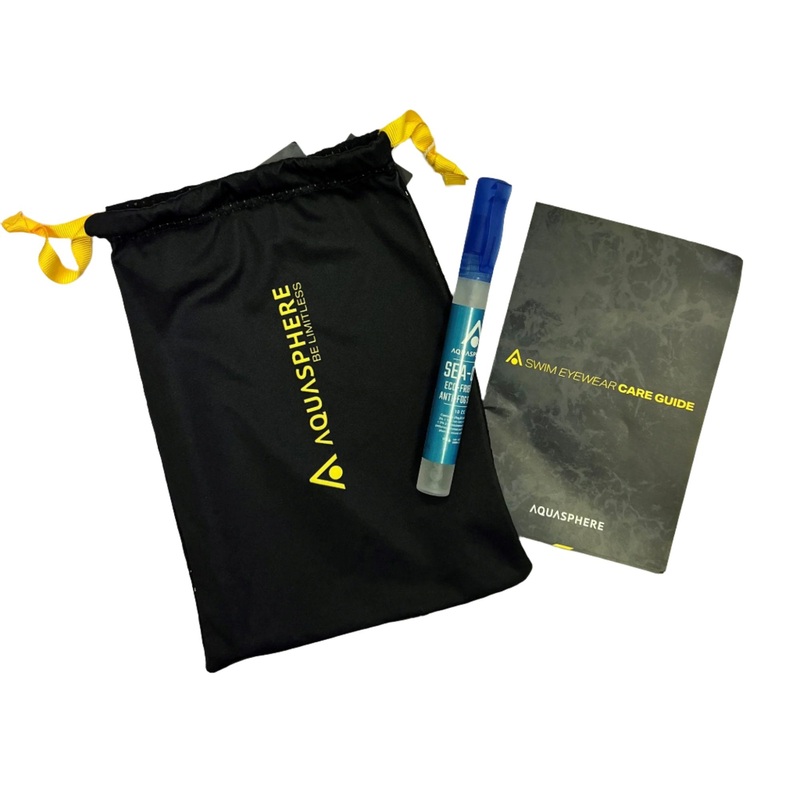 Aquasphere Goggle Care Kit|Black/Yellow|One Size