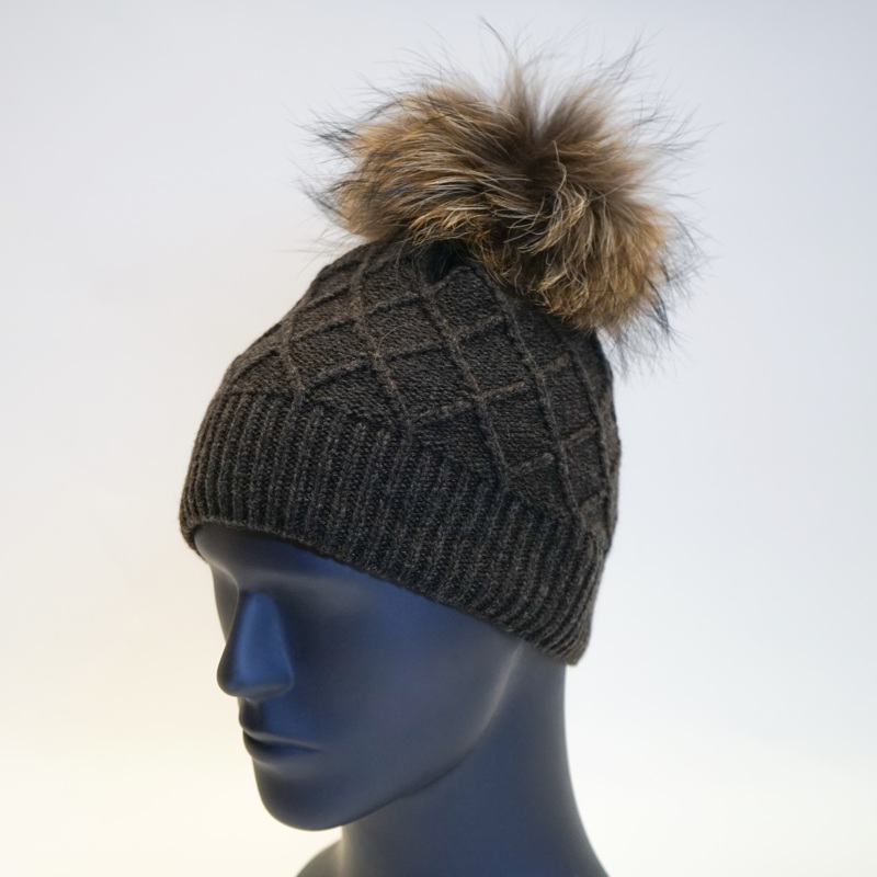 Sophie Fur Ski Hat – Women’s|Dark Brown|One Size