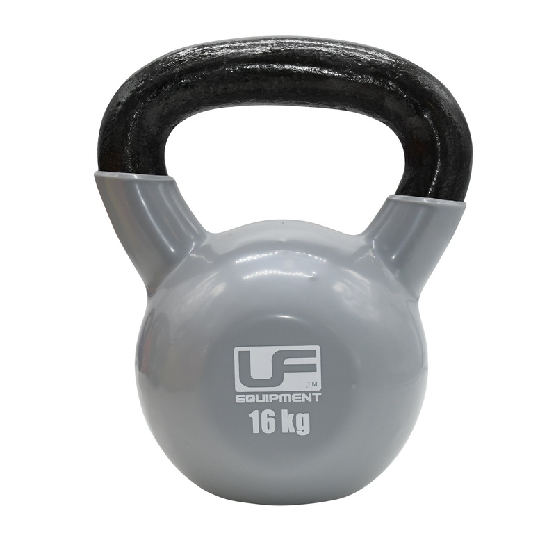 Vinyl Coated Cast Iron Kettlebell – 16KG