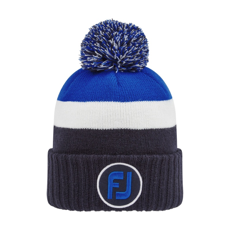 FJ Multi Pom Pom Hat|Navy/White/Blue|One Size