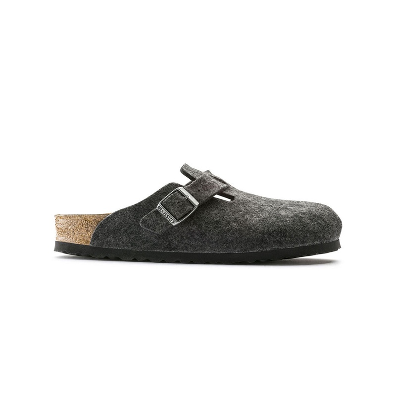 Boston Wool Felt Clogs|Anthracite|UK7|UK7.5|UK8|UK9|UK9.5|UK10.5|Regular