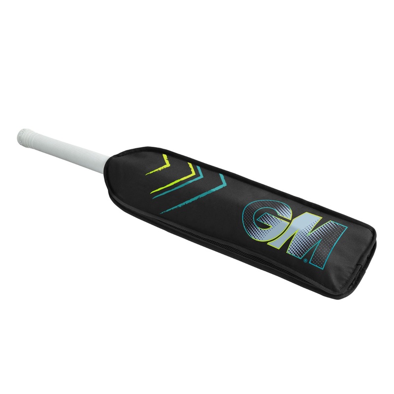 Cricket Bat Cover|Black/Cyan/Fluoro|One Size