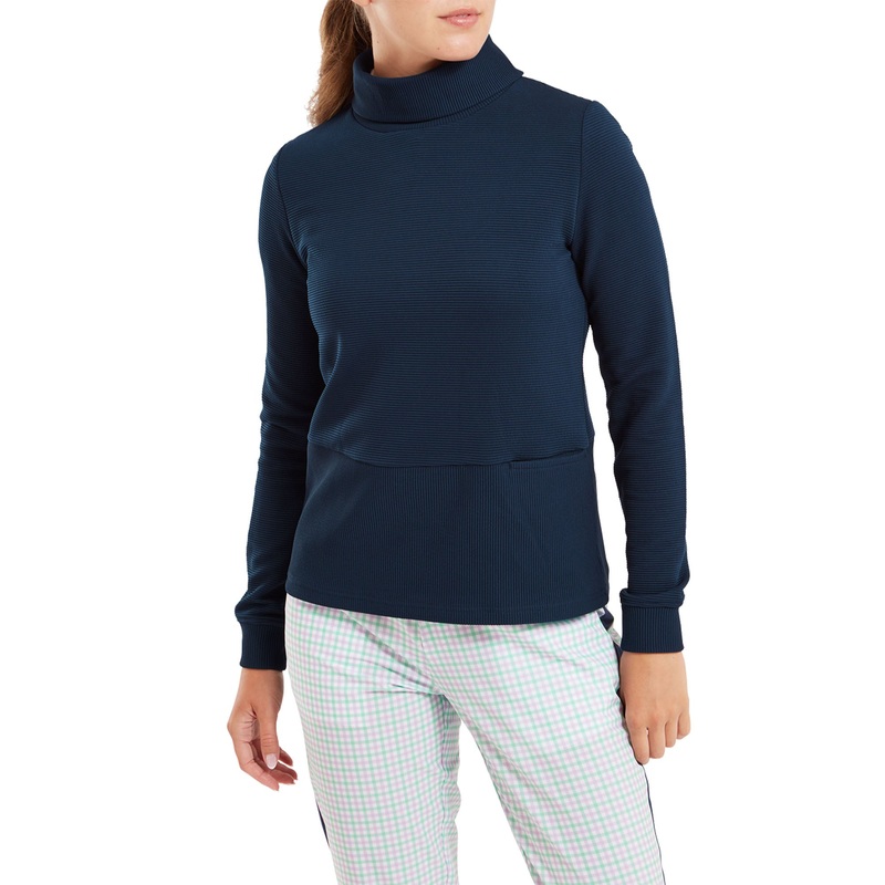 Women’s Ottoman Golf Pullover|Navy|Small|Medium|Large|X-Large