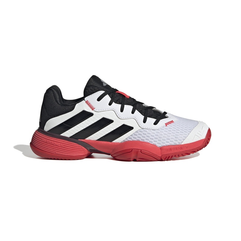 Barricade Junior Tennis Shoes|White/Black/Red|UK1|UK1.5|UK2|UK2.5|UK3|UK3.5|UK4|UK4.5|UK5|UK5.5