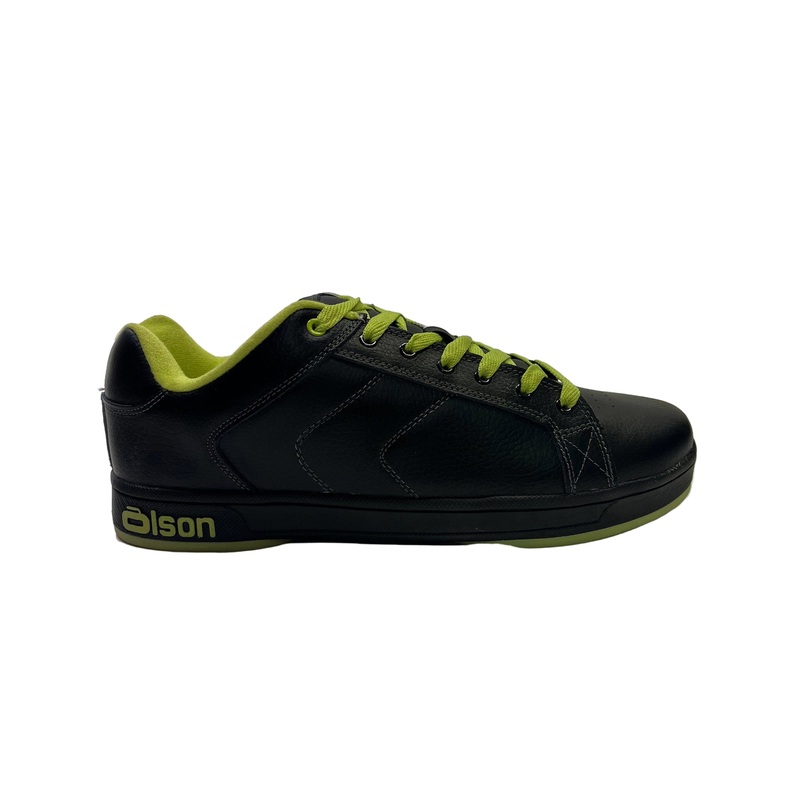 OLE Line Gip Curling Shoes|Black/Green|UK12