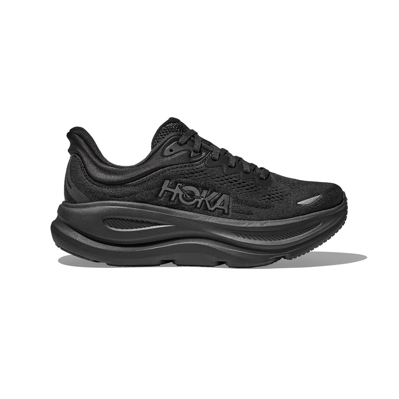 Bondi 9 Womens Running Shoes|Black/Black|UK4|UK4.5|UK5|UK5.5|UK6|UK6.5|UK7|UK7.5|UK8|U8.5|Regular|Wide