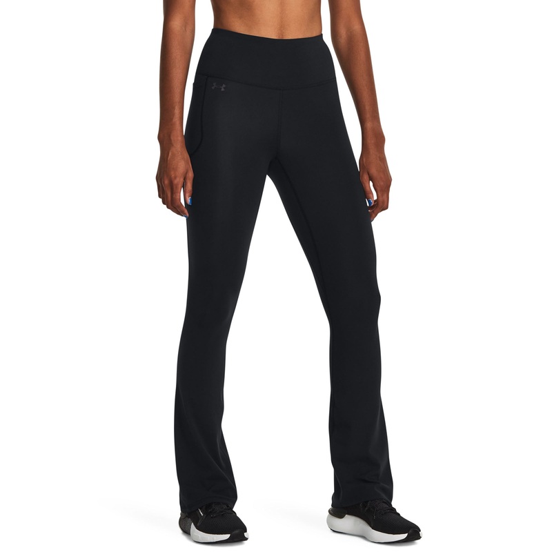 UA Motion Flare Pants Womens|Black/Jet Black|X-Small|Small|Medium|Large