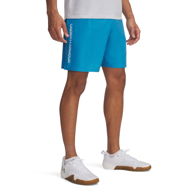 UA Woven Wordmark Shorts|Ether Blue|Small|Medium|Large|X-Large
