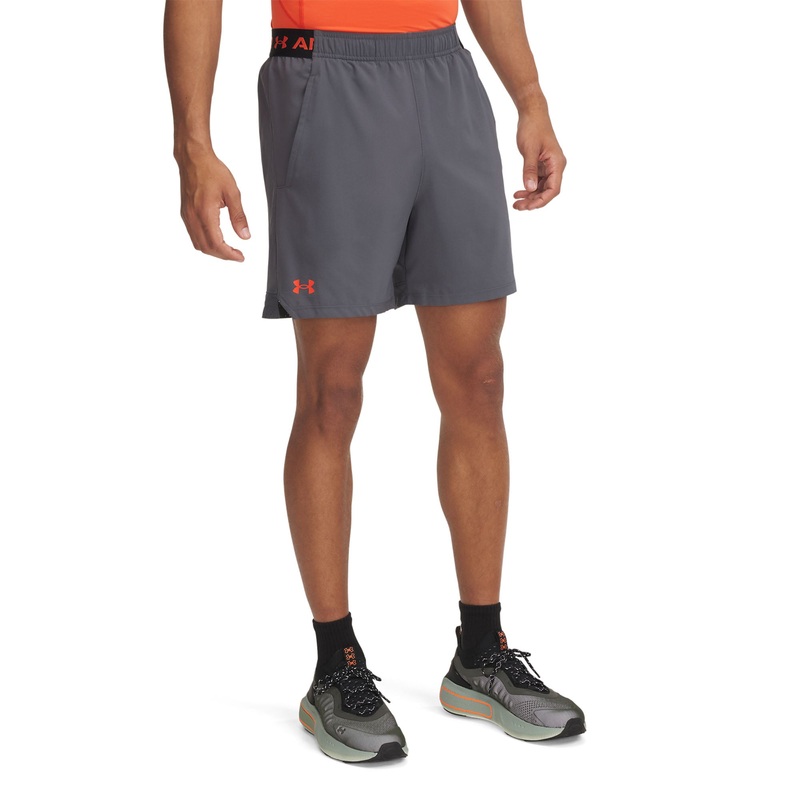 UA Vanish Woven 6 Shorts|Castlerock/Fire|Small|Medium|Large|X-Large