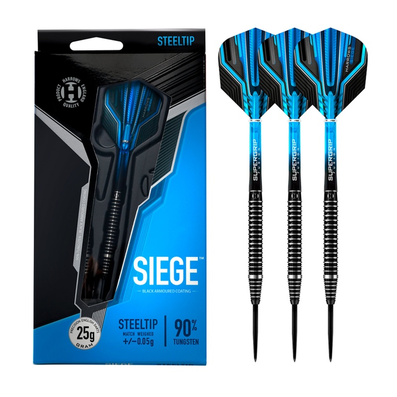 Siege 90% Tungsten – Steel Tip Darts