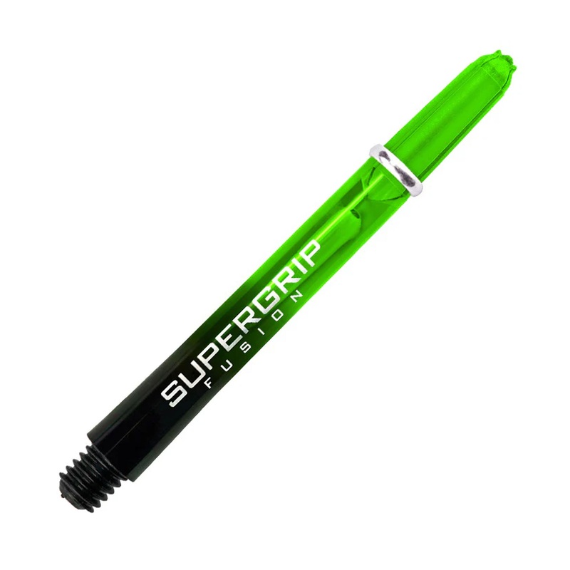 Supergrip Fusion Shafts|Black/Green|Short|Medium