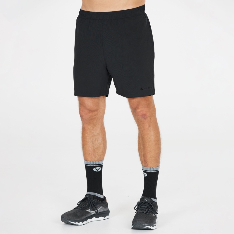 Zayne 2-in-1 Stretch Shorts|Black|Small|Medium|Large|X-Large|2X-Large