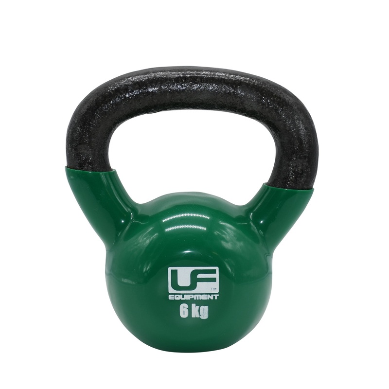 Vinyl Coated Cast Iron Kettlebell – 6KG