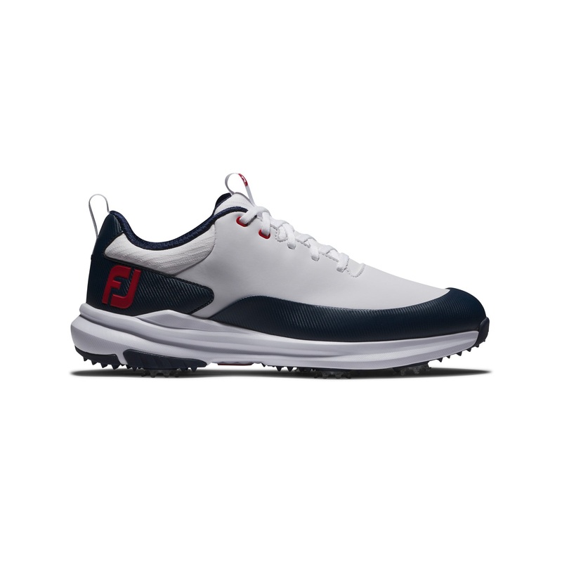 Tour Rival Golf Shoes|White/Navy/Red|UK7|UK7.5|UK8|UK8.5|UK9|UK9.5|UK10|UK10.5|UK11|UK12|Regular