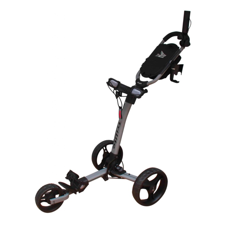 TriLite 3 Wheel Trolley|Grey/Black|One Size
