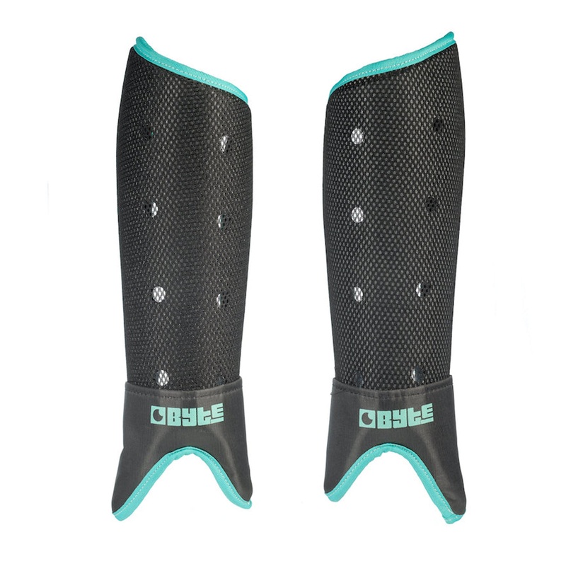 SX Hockey Shinguard|Black/Teal|Small|Medium|Large