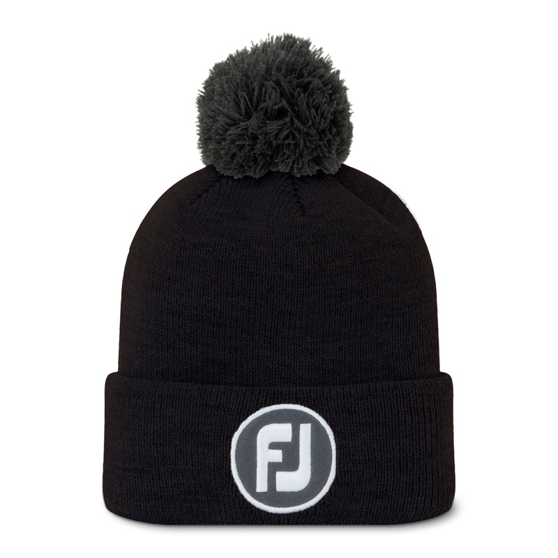 FJ Solid Pom Pom Hat|Black|One Size