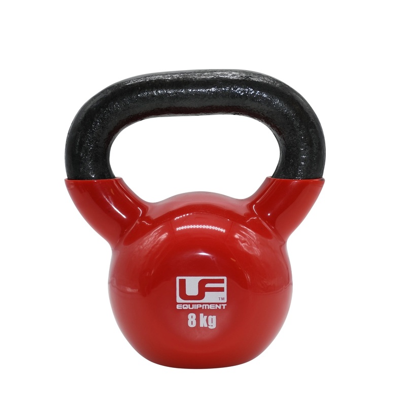 Vinyl Coated Cast Iron Kettlebell – 8KG