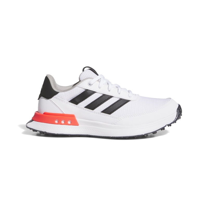 Junior S2G SL Golf Shoes|White/Core Black/Lucid Red|UK4|UK4.5|UK5|UK5.5|UK6