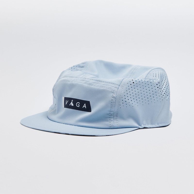 Feather Racing Cap|Pastel Blue/Navy Blue|One Size