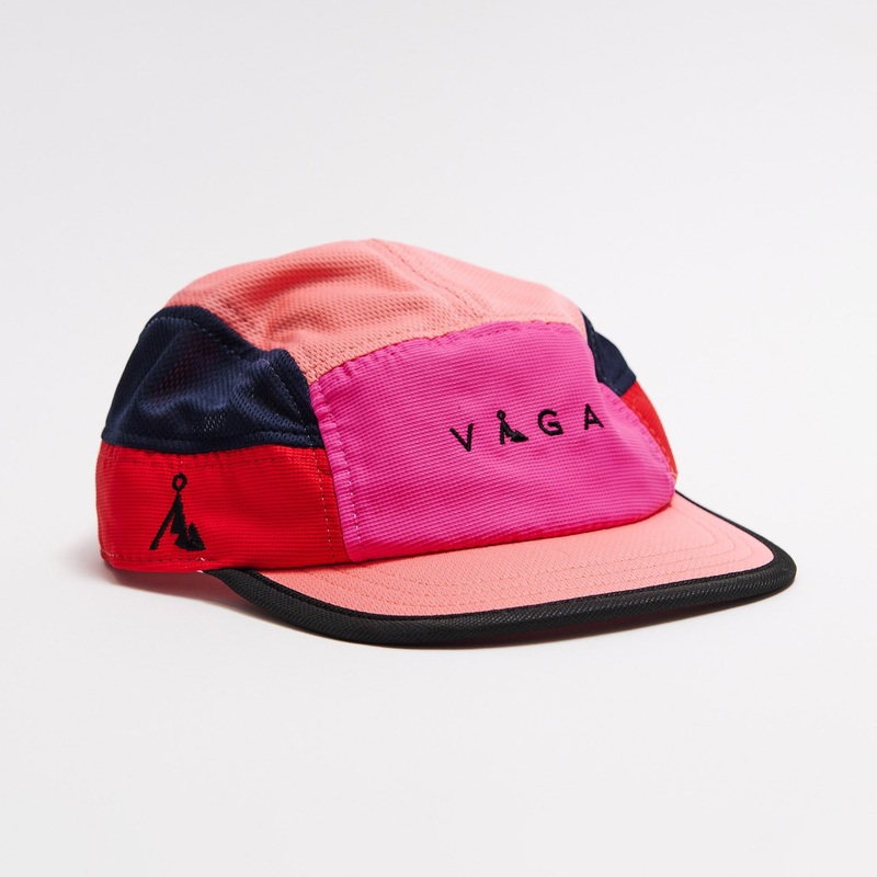 Club Cap|Red/Poster Pink/Peach|One Size