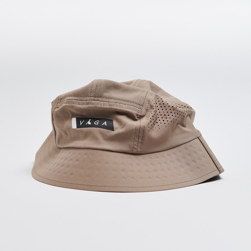 Feather Bucket Hat|Sand/Black|Medium|Large