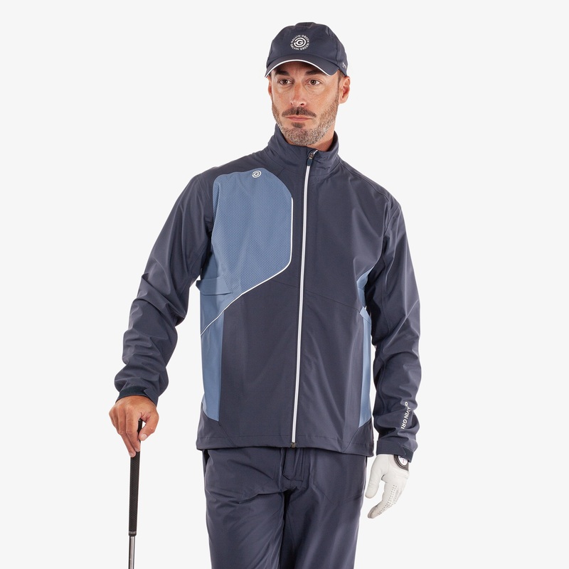 Ames Golf Jacket|Navy/Moonlight Blue|Small|Medium|Large|X-Large|2X-Large