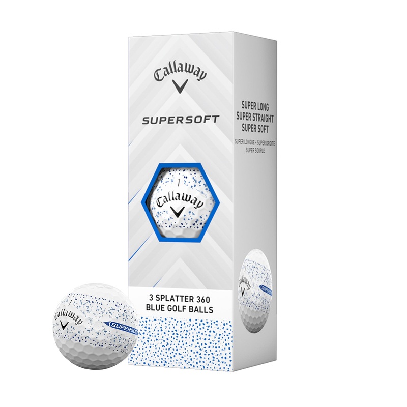 Supersoft 25 Splatter 360 Golf Balls (Sleeve)