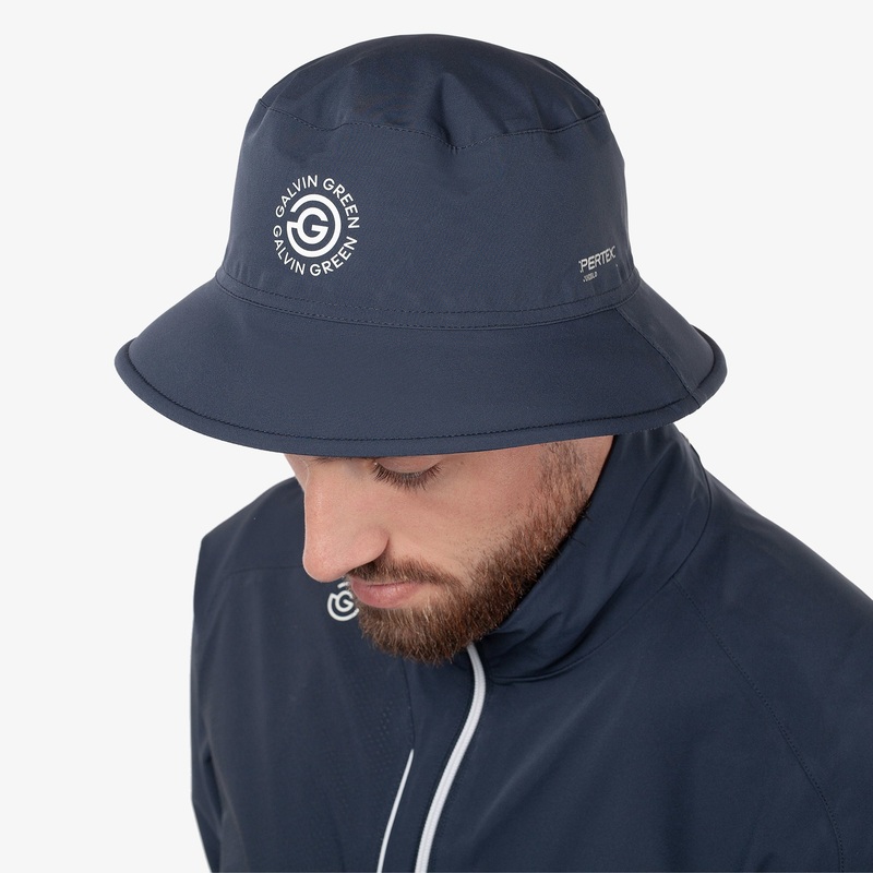 Aiden Waterproof Golf Hat|Navy|Small|Medium|Large|X-Large|2X-Large