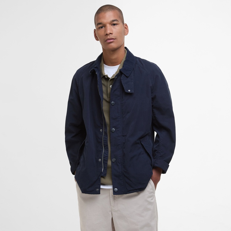 Tracker Casual Cotton Jacket|Navy|Medium|Large|X-Large|2X-Large
