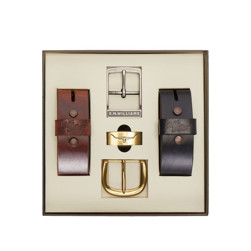 Belt Gift Set (1 1/2)|Mid Brown|36in|38in|40in|42in