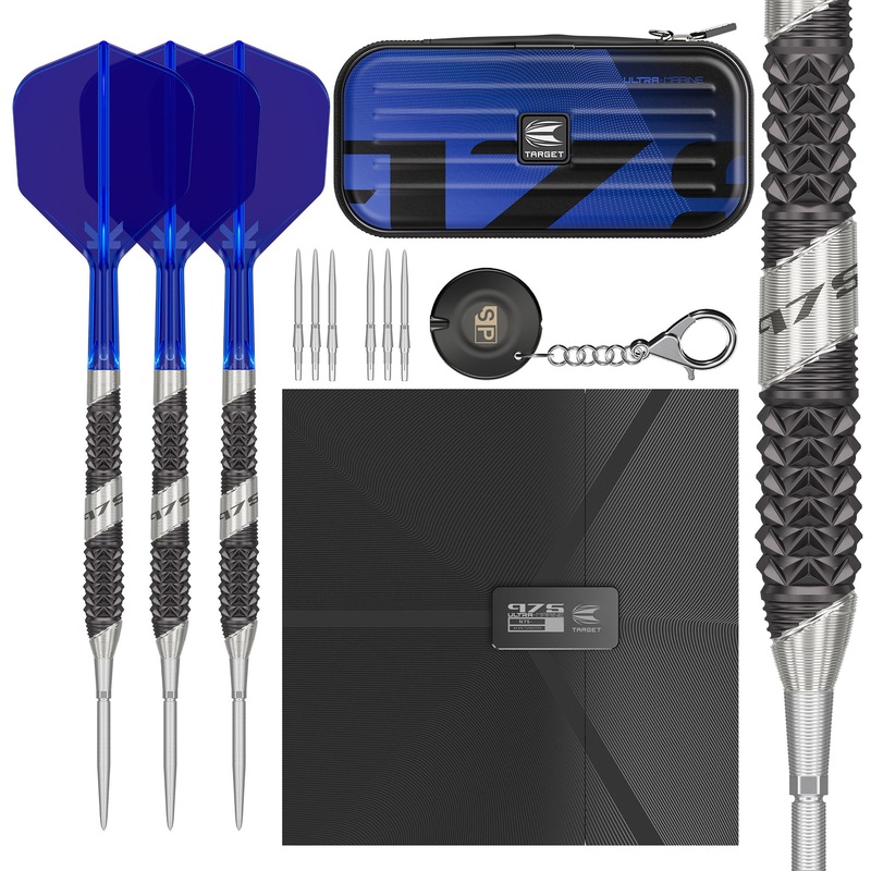 975 Ultra Marine 02 – 97.5% Tungsten – Swiss Point Steel Tip Darts
