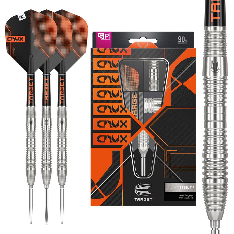 CRUX 03 90% Tungsten – Swiss Point Steel Tip Darts