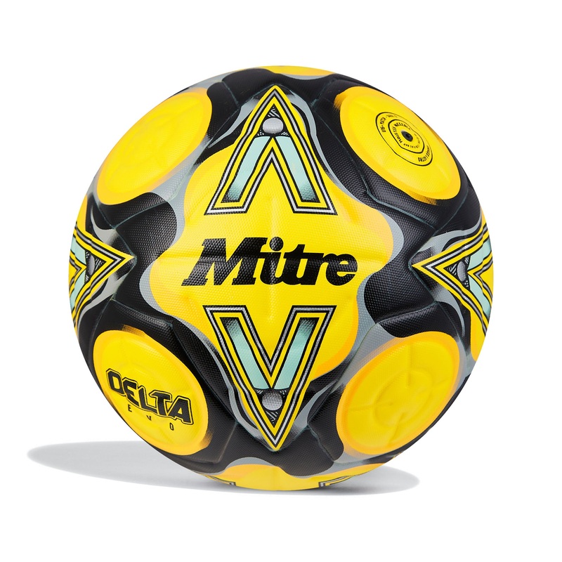 Delta Evo 24 Match Football|Fluo Yellow/Black/Circular Grey|4|5