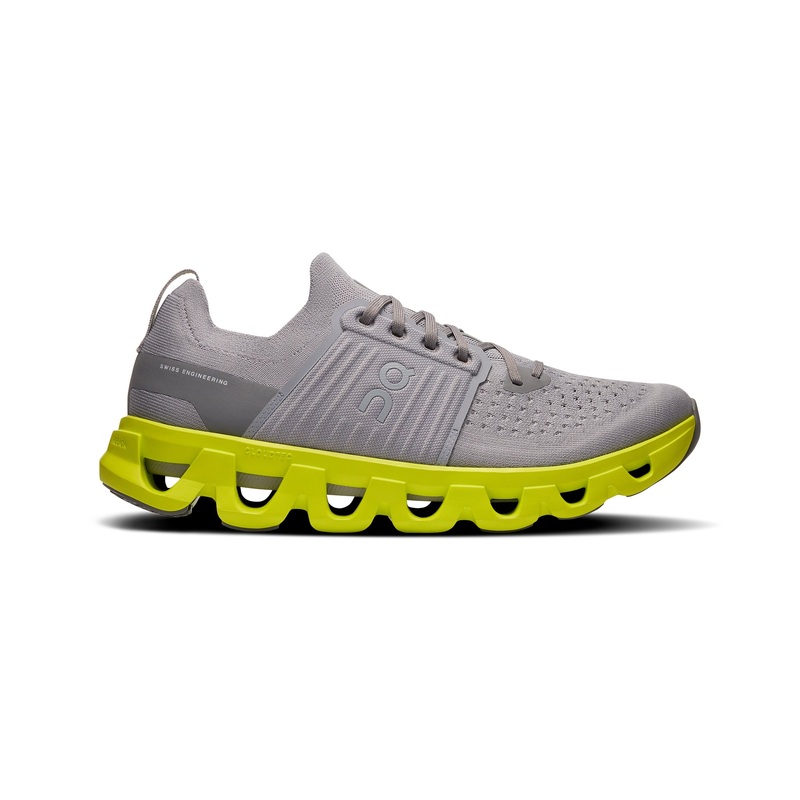 Cloudswift 4 Running Shoes|Alloy/Lime|UK8|UK8.5|UK9|UK9.5|UK10|UK10.5|UK11